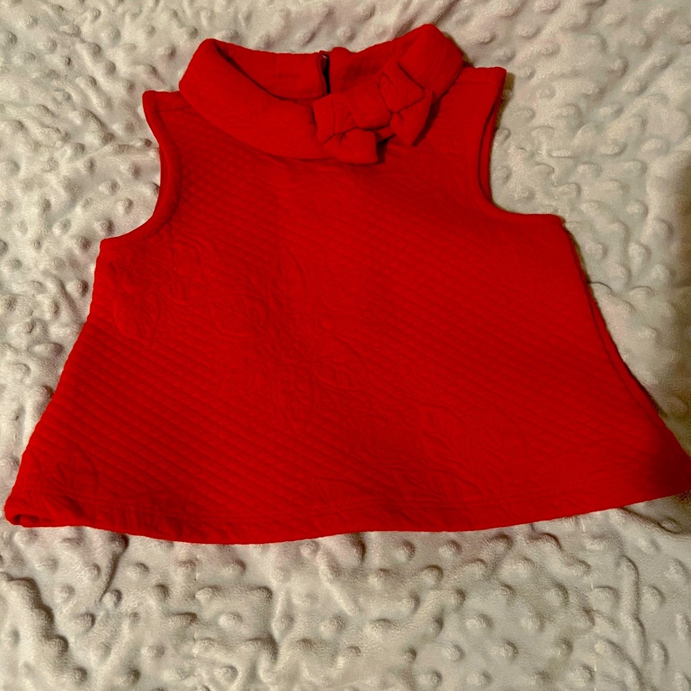 Never worn red Janie and jack top